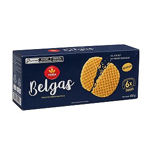 Biscoito Wafer Belgas Vieira 220g