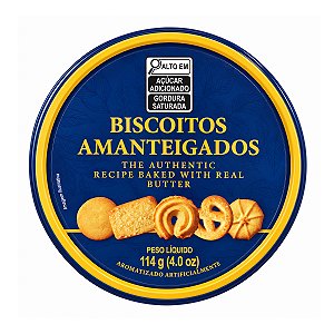 Lata de Biscoitos Amanteigados Mr. Bectors 114g