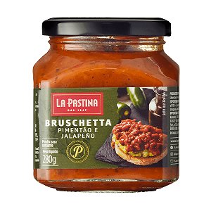 Bruschetta La Pastina Pimentão Jalapeno 280g