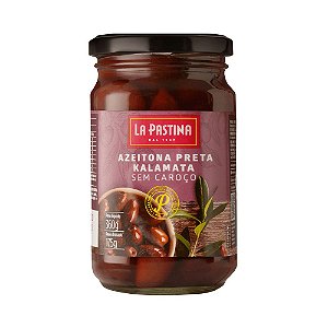 Azeitonas Pretas La Pastina sem Caroço 175g