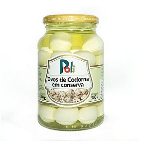 Ovos de Codorna em Conserva Poli 300g