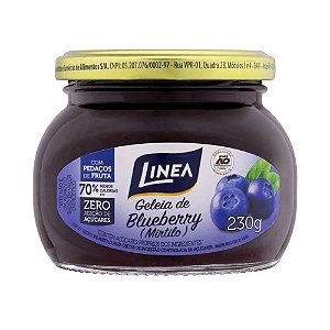 Geleia Linea Zero Açucar de Mirtilo 230g