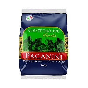 Massa Fettuccine Verde Paganini 500g
