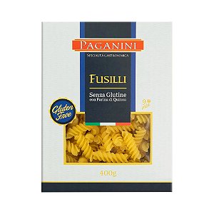 Massa Fusilli Sem Glúten Paganini 400g