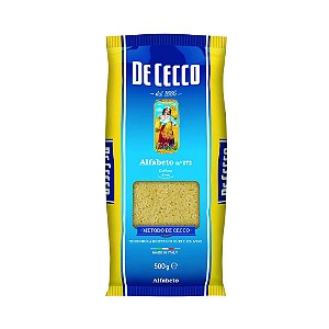 Massa Italiana Alfabeto de Cecco 500g