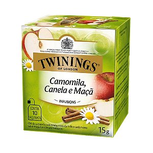 Chá Twinings de Camomila Canela e Maçã 15g