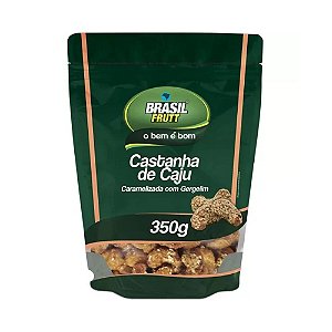 Castanha de Caju Caramelizada com Gergelim Brasil Frutt 350g