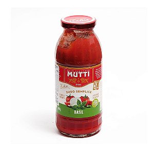 Molho Italiano Mutti de Tomate com Manjericão e Cebola 400g