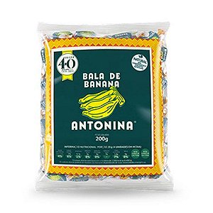 Balas de Banana Antonina 200g