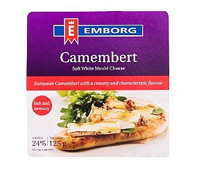 Queijo Camembert em Lata Emborg 125g
