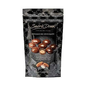Drageas Sacre Doux Amendoas Coberta com Chocolate 70% 90g