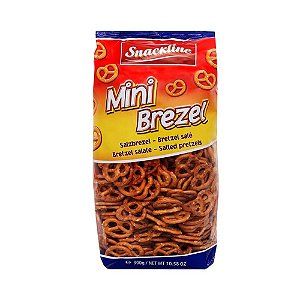 Mini Pretzel com Sal Snackline 300g