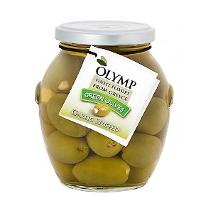 Azeitonas Verde Olymp com Alho 200g