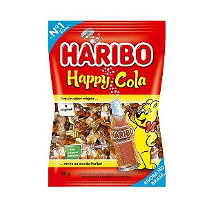 Bala Haribo Happy Cola 100g