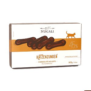 Chocolate Nugali Lingua de Gato ao Leite 100g