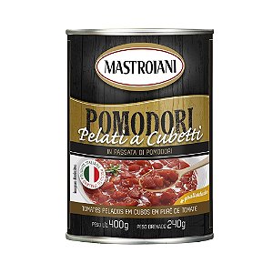 Pomodori Pelati em Cubos Mastroiani 400g