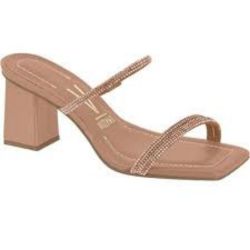Tamanco Feminino Brilho Salto Grosso Vizzano 6455.116