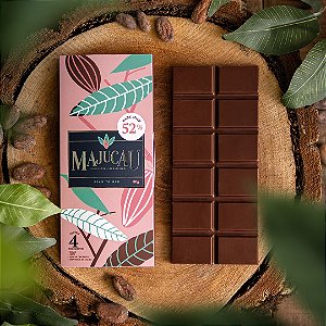 Chocolate ao Leite 52% cacau Bean to bar Majucau | 80g