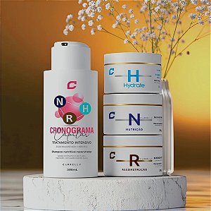 Cronograma Capilar NOVO - (Hidratação, Nutrição e Reconstrução)
