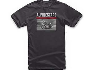 Camiseta Alpinestars Recorded Preto