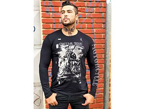 Camiseta Manga Longa Custom Bike