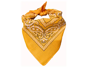 BANDANA LARANJA CLARO
