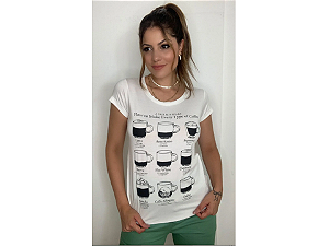 T SHIRT XICARAS DE CAFE