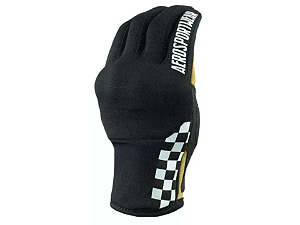 Luva Mociclista Asw 365  Proteção Moto Cor Preto Branco Marrom