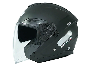 CAPACETE GP TECH OF669 MONO FOSCO PRETO