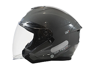 CAPACETE GP TECH OPEN OF669 MONO METALIZADO ABERTO