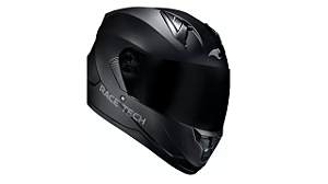Capacete Race Tech Sector Monocolor - Preto Fosco