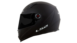Capacete LS2 FF358 Monocolor Preto Fosco
