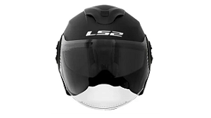 Capacete LS2 OF570 Verso Mono Preto Fosco