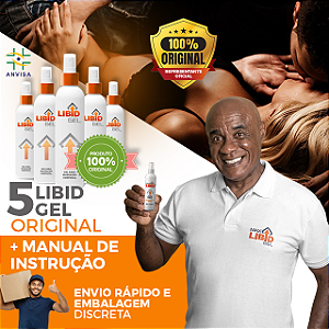 Kit Gold 5 Libid Gel Original  + Manual Digital de Instrução do Uso
