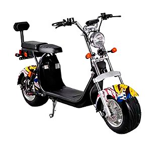 Bike Scooter Elétrica Harley Citycoco 2000w garfo duplo