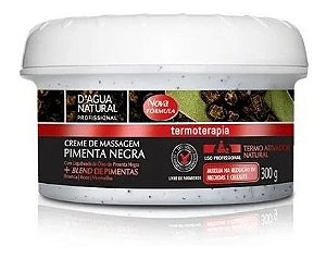 Creme De Massagem Pimenta Negra 300g - Dagua Natural