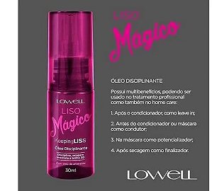 LOWELL FLUIDO TERMOATIVADO LISO MAGICO 200 ML