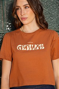 T-SHIRT CROPPED EVERYDAY GENIUS