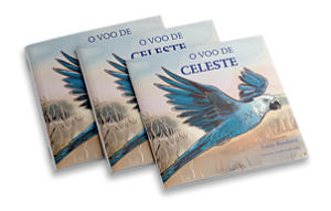 Livro Infantil Ilustrado: O Voo de Celeste (pedidos acima de 20 unidades)