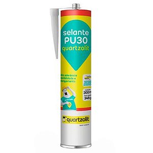 Selante PU 30 Silicone Cinza Quartzolit Bisnaga 300ml