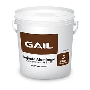 Gail Rejunte Aluminoso Cinza Claro - Balde 3KG