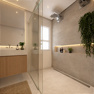 Ralo Linear Inox 304 Escovado 150 cm - 2 Saídas
