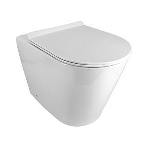 Vaso Sanitario Redondo Branco Brilho New Fluir