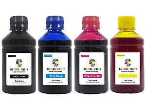 4x 250ml Tinta Compatível Impressora Epson L395 L3110 L3150