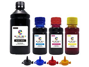 Kit 800ml Tinta Compatível Impressora Epson Tx133 Tx135 Xp241 Xp431 L3110 L3150