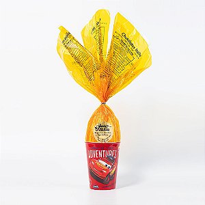 Copo Infantil  carro com Ovo de Páscoa 130g Ao Leite