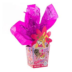 Caixinha Personagem Rosa c/ Ovo de Páscoa 180g Ao Leite