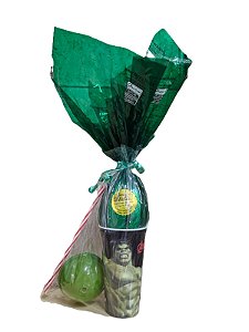 Copo Infantil Verde com Ovo de Páscoa 180g Ao Leite