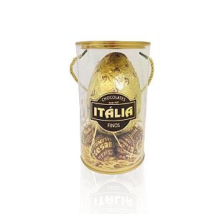 Pote Dourado c/ Ovo 200g e 6 Bombons Truffados