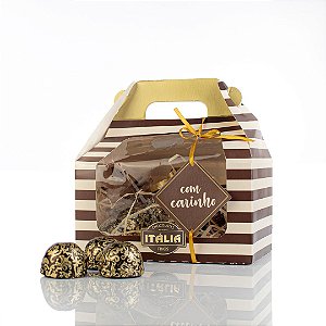 Caixa Premium com Carinho c/ 1 ovo de 40g e 6 bombons Truffados